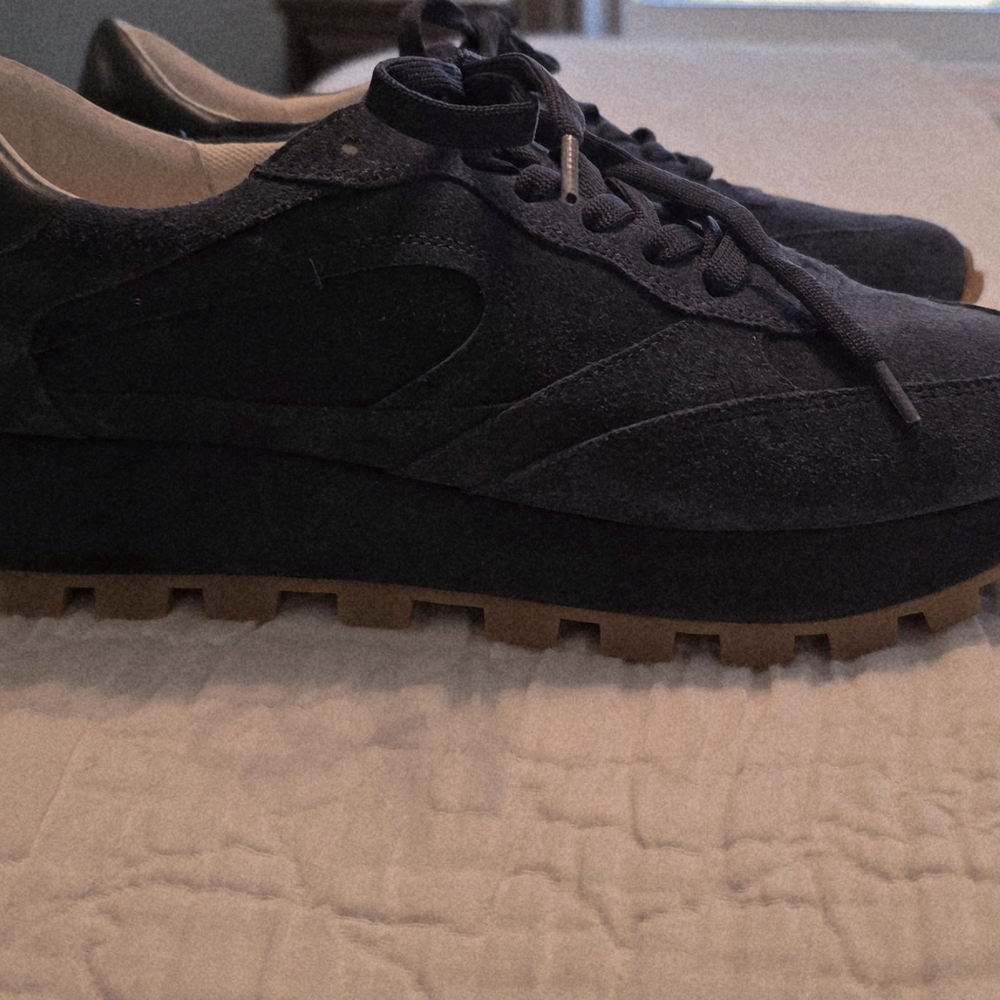 Dolce Vita Black Suede Sneakers